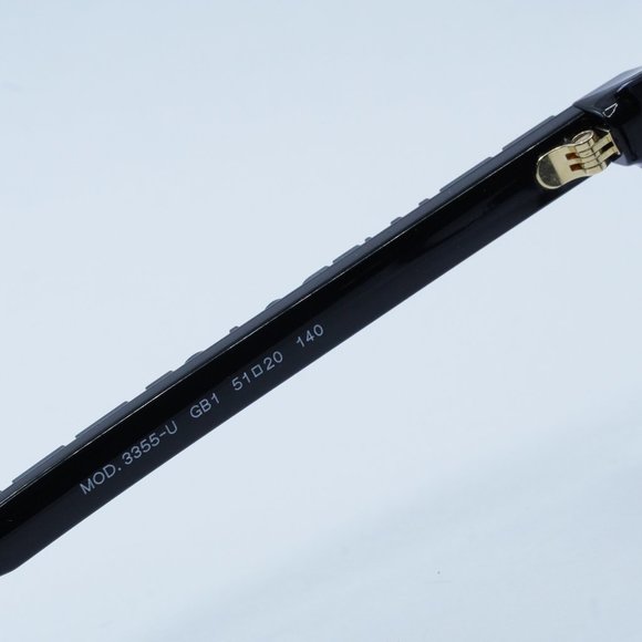 FINAL PRICE NEW VERSACE VE3355U GB1 BLACK 51mm EYEGLASSES - Picture 6 of 9